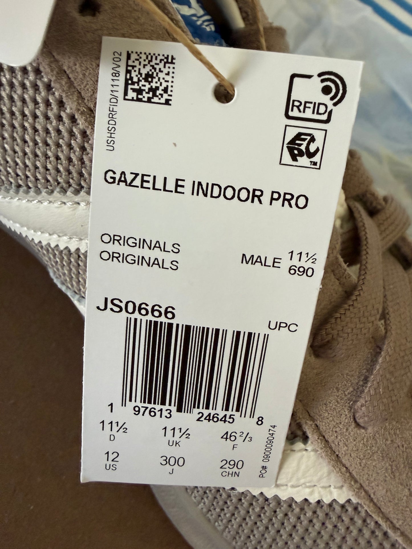 ADIDAS Gazelles Indoor Pro Sneakers - Size Men’s 11.5