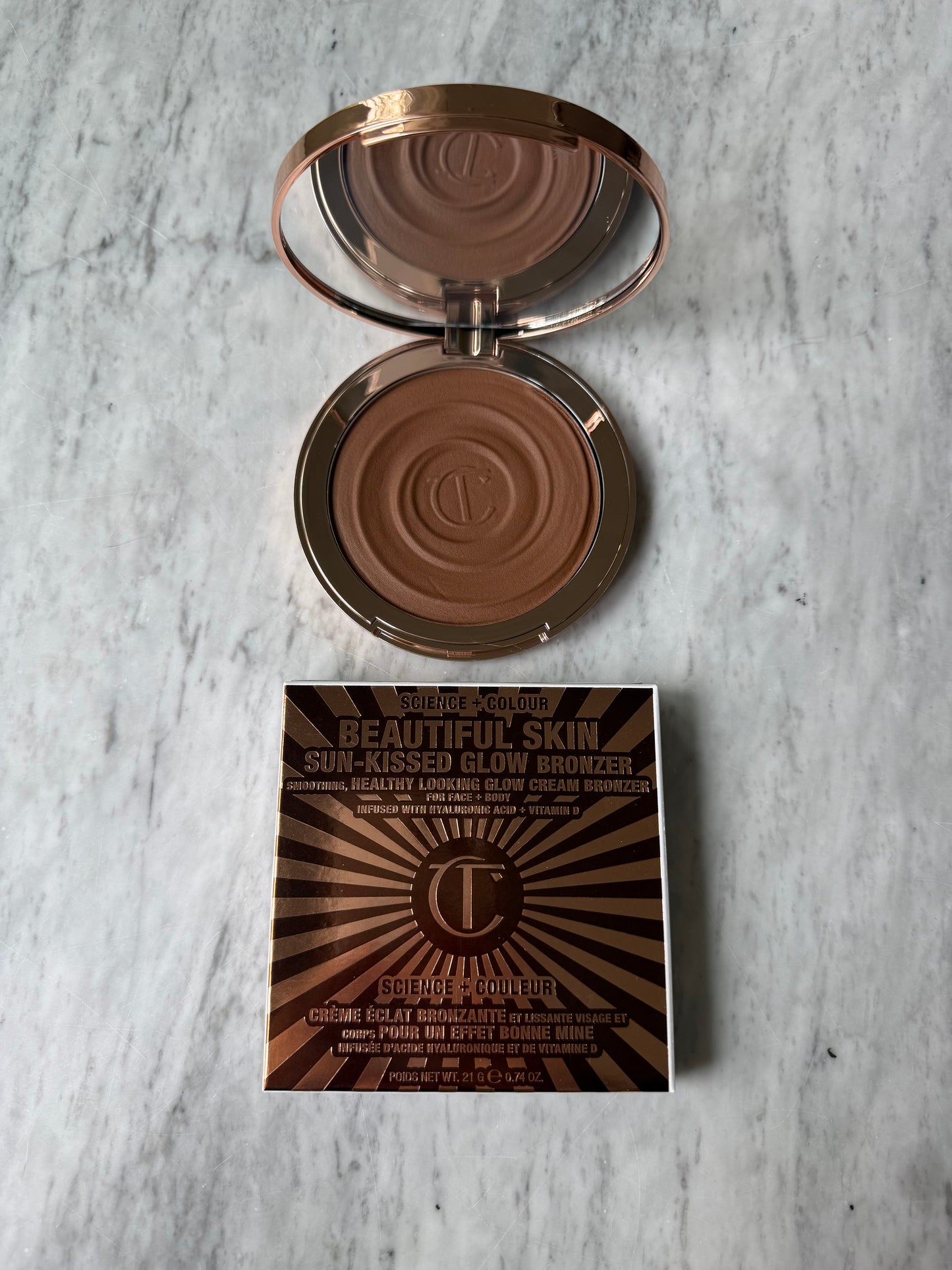 CHARLOTTE TILBURY Beautiful Skin Sun-Kissed Glow Bronzer - TAN