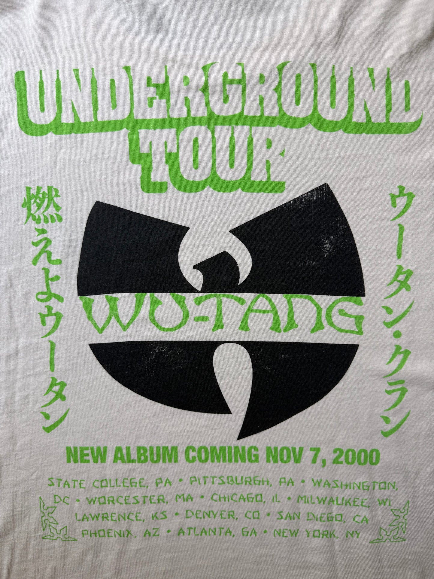DAYDREAMER Wu-Tang Underground Tour Tee - ONE SIZE