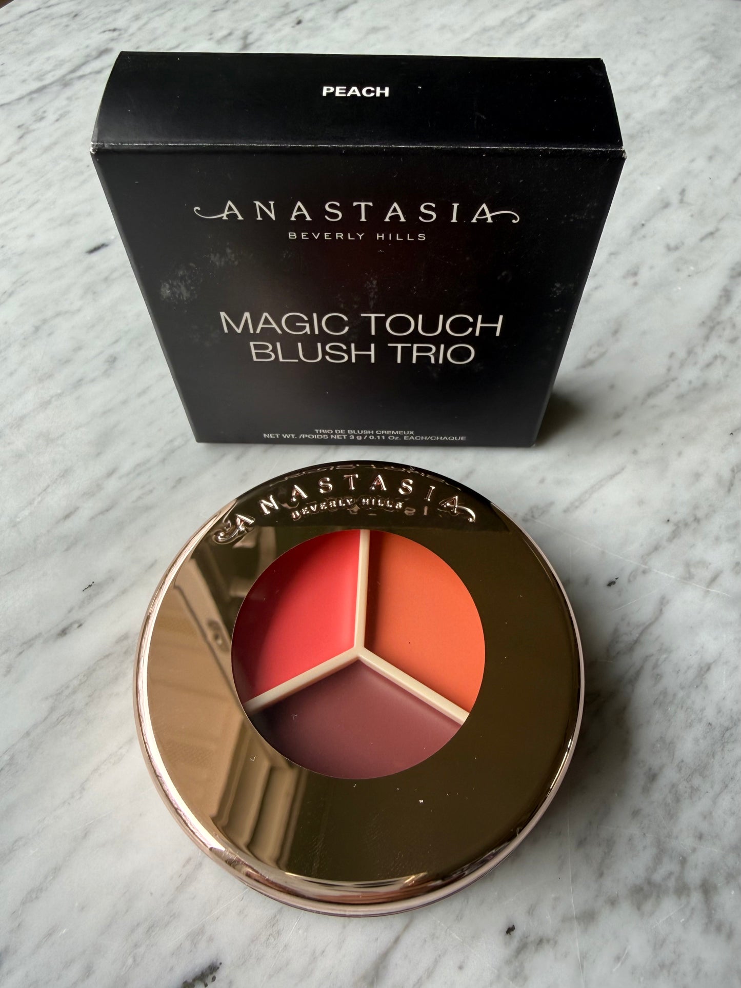 ANASTASIA BEVERLY HILLS Magic Touch Cream Blush & Lip Trio - PEACH