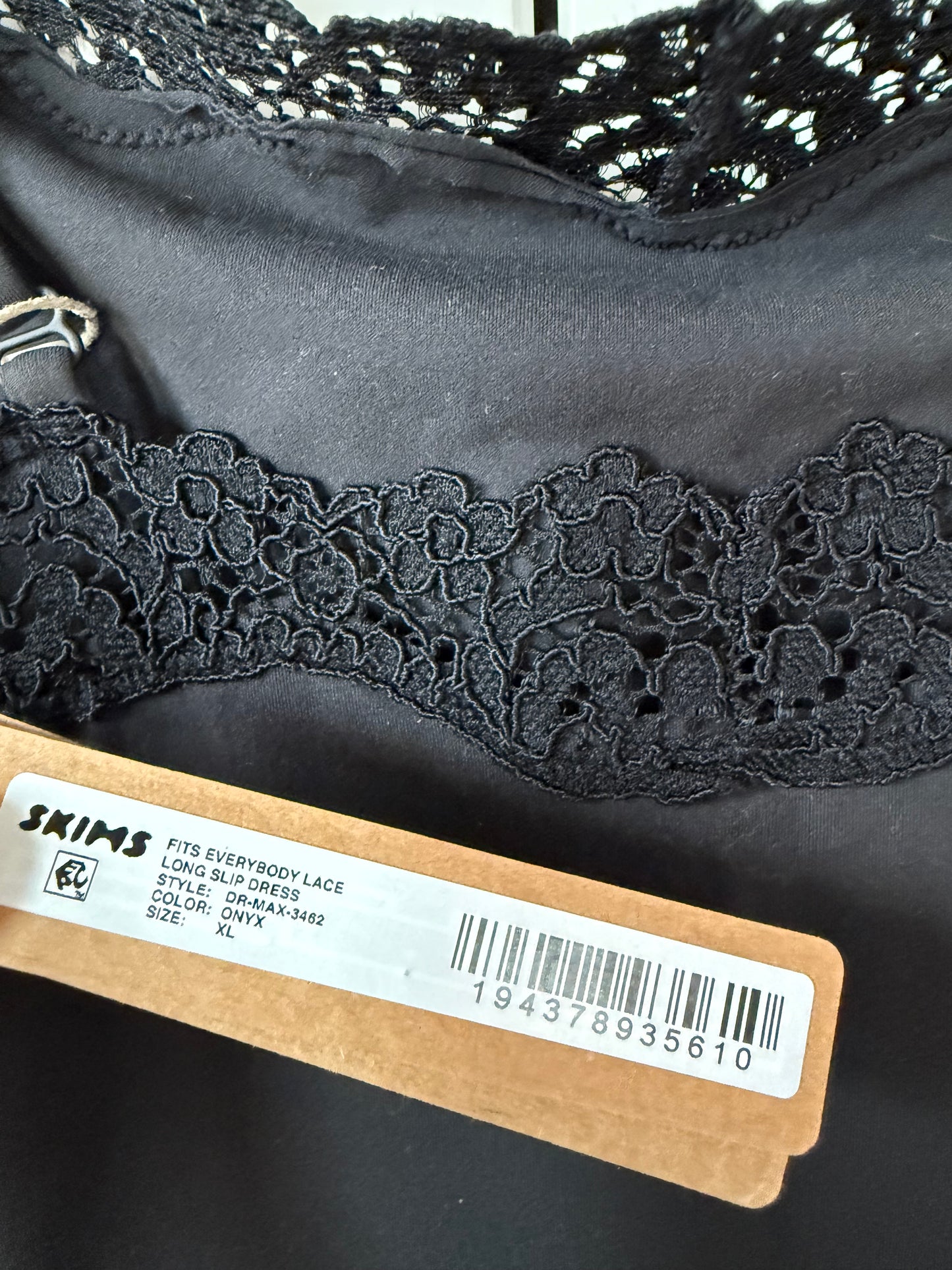 SKIMS Fits Everybody Lace Long Slip Dress - Size XL