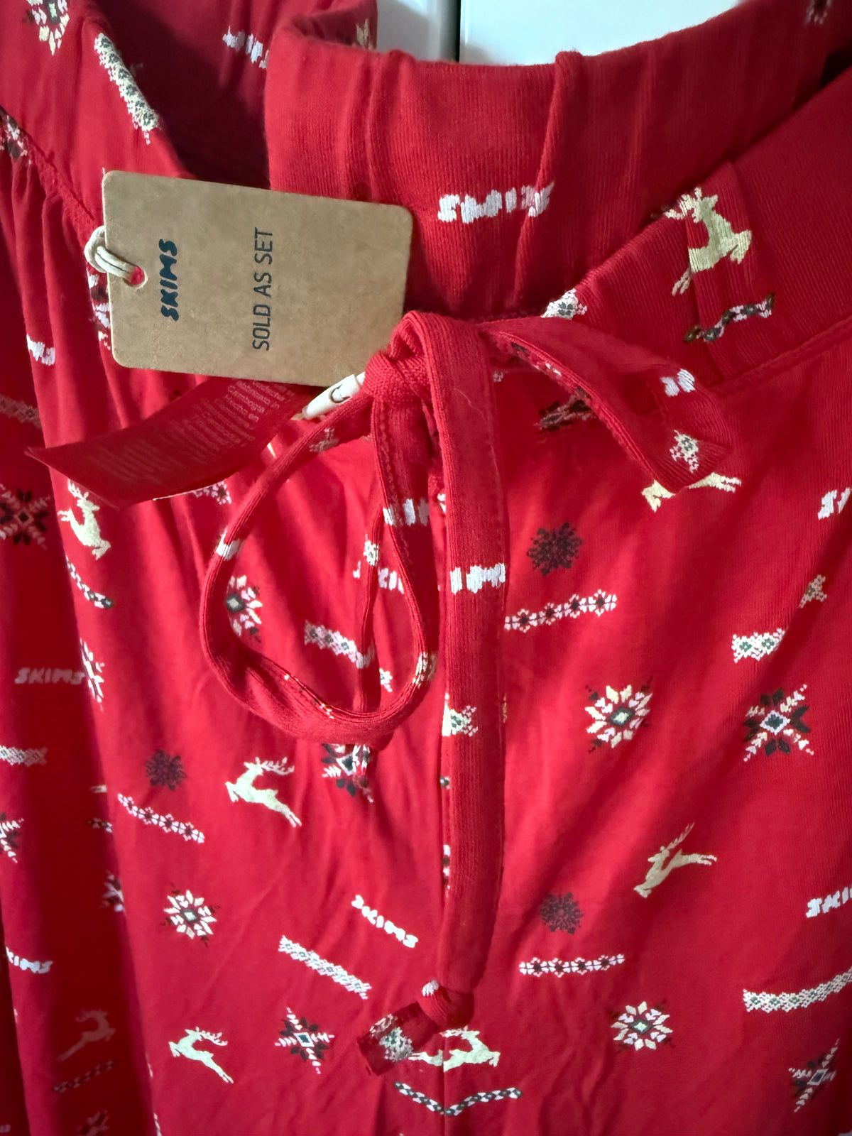 SKIMS Long Sleeve Button Down Sleep Set - Size 2X