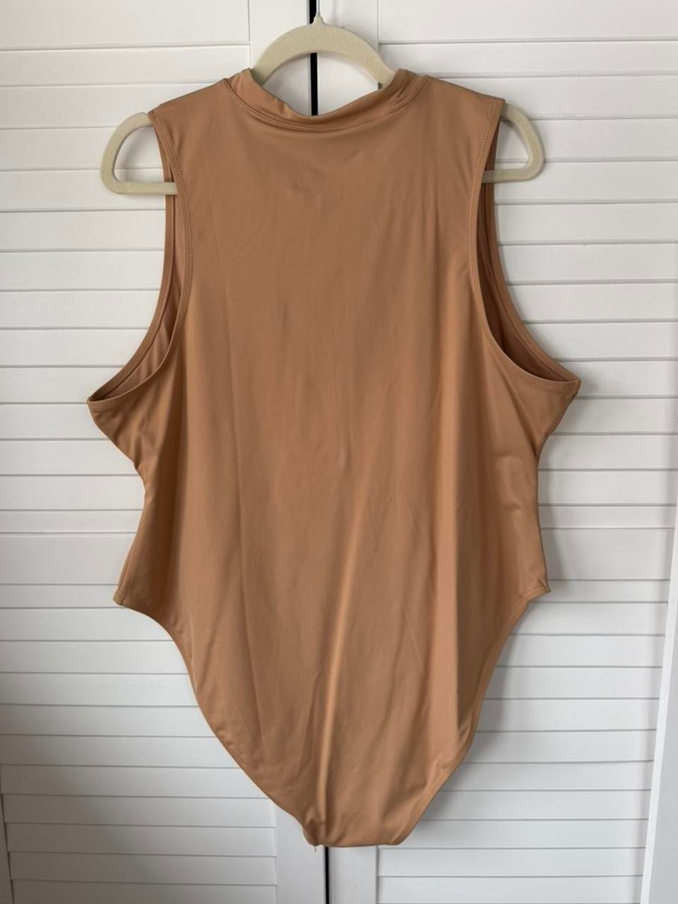 SKIMS Swim Zip Front Sleeveless One Piece - Size 4X