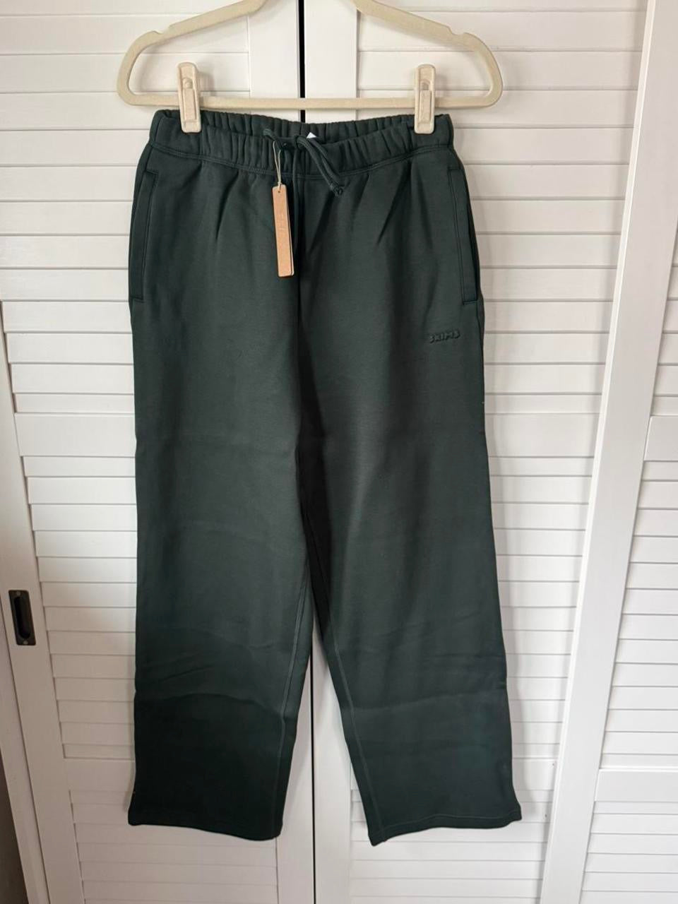 SKIMS Cotton Fleece Classic Straight Leg Pants - Size Small