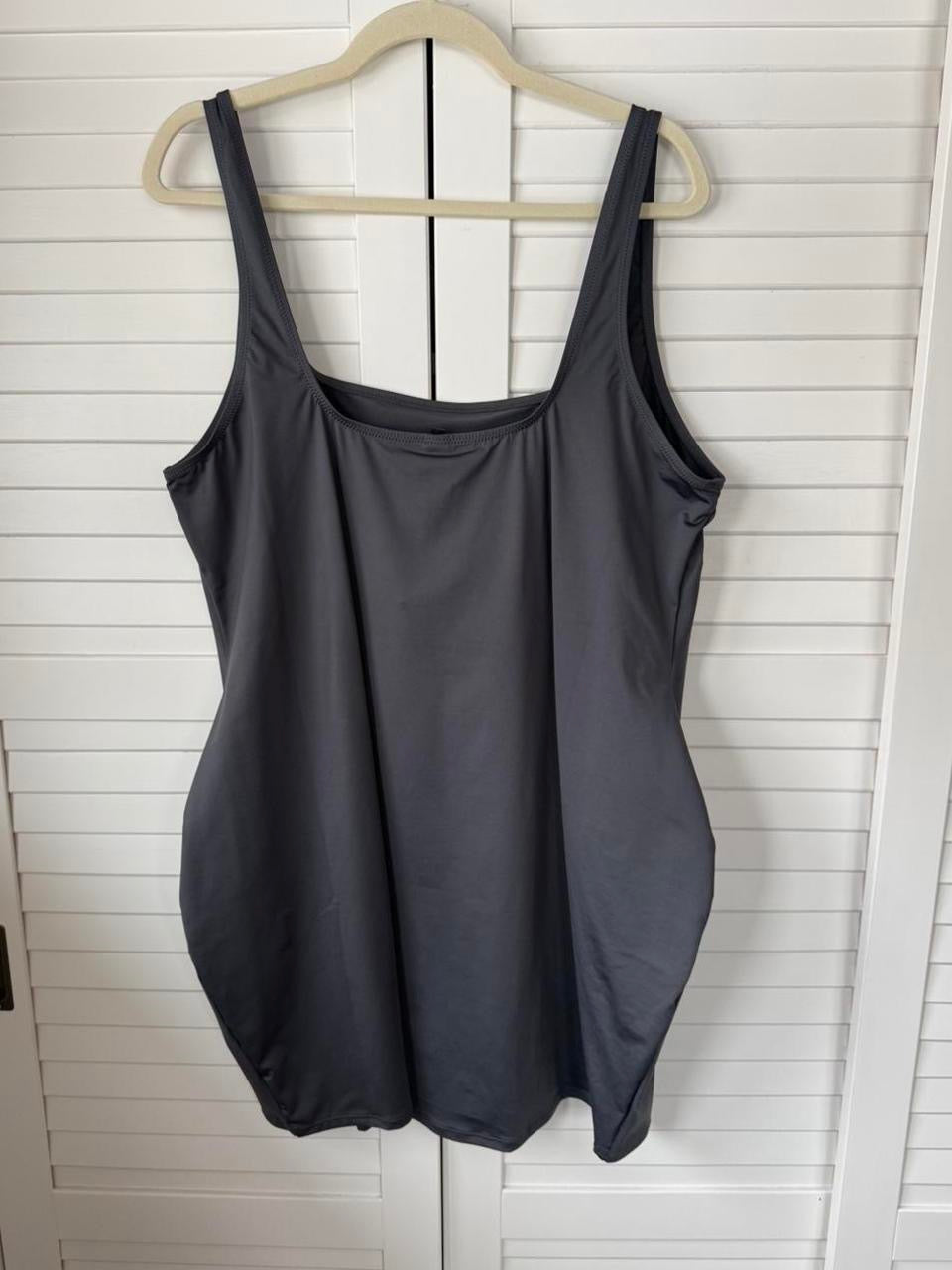 SKIMS Swim Tank Dress Coverup - Size 4X