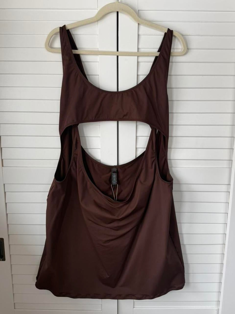 SKIMS Swim Cut Out Tank Coverup Dress - Size 3X