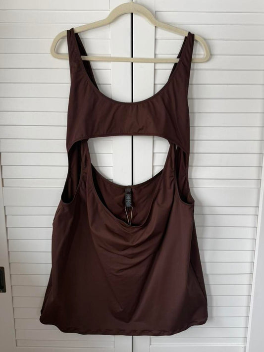SKIMS Swim Cut Out Tank Coverup Dress - Size 3X