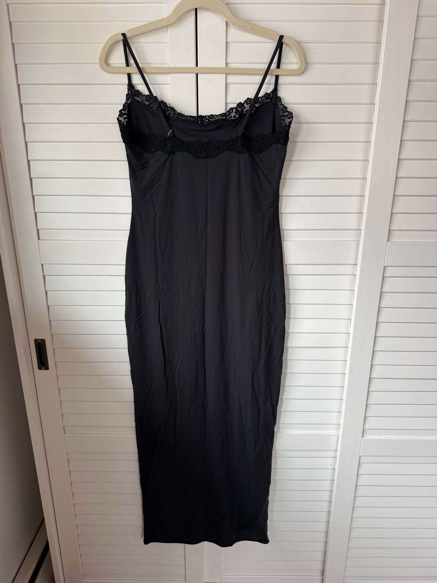 SKIMS Fits Everybody Lace Long Slip Dress - Size XL