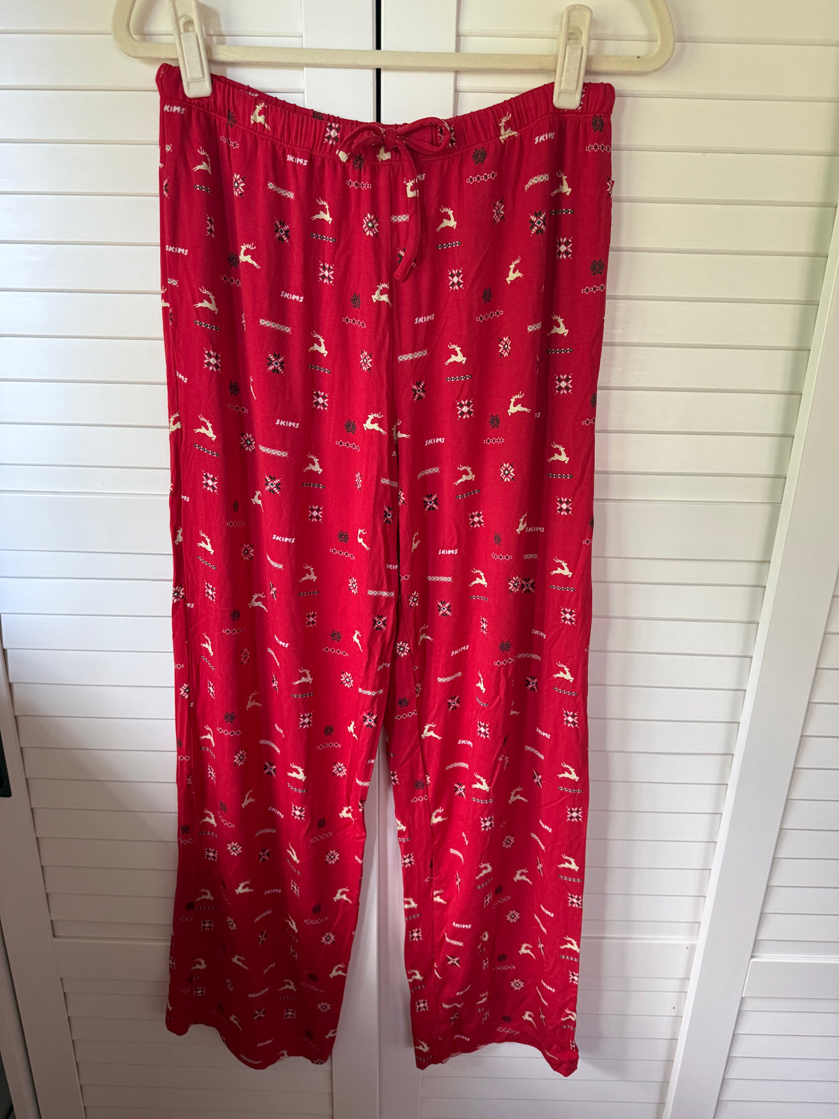 SKIMS Cropped Henley + Pants Sleep Set - Size XS