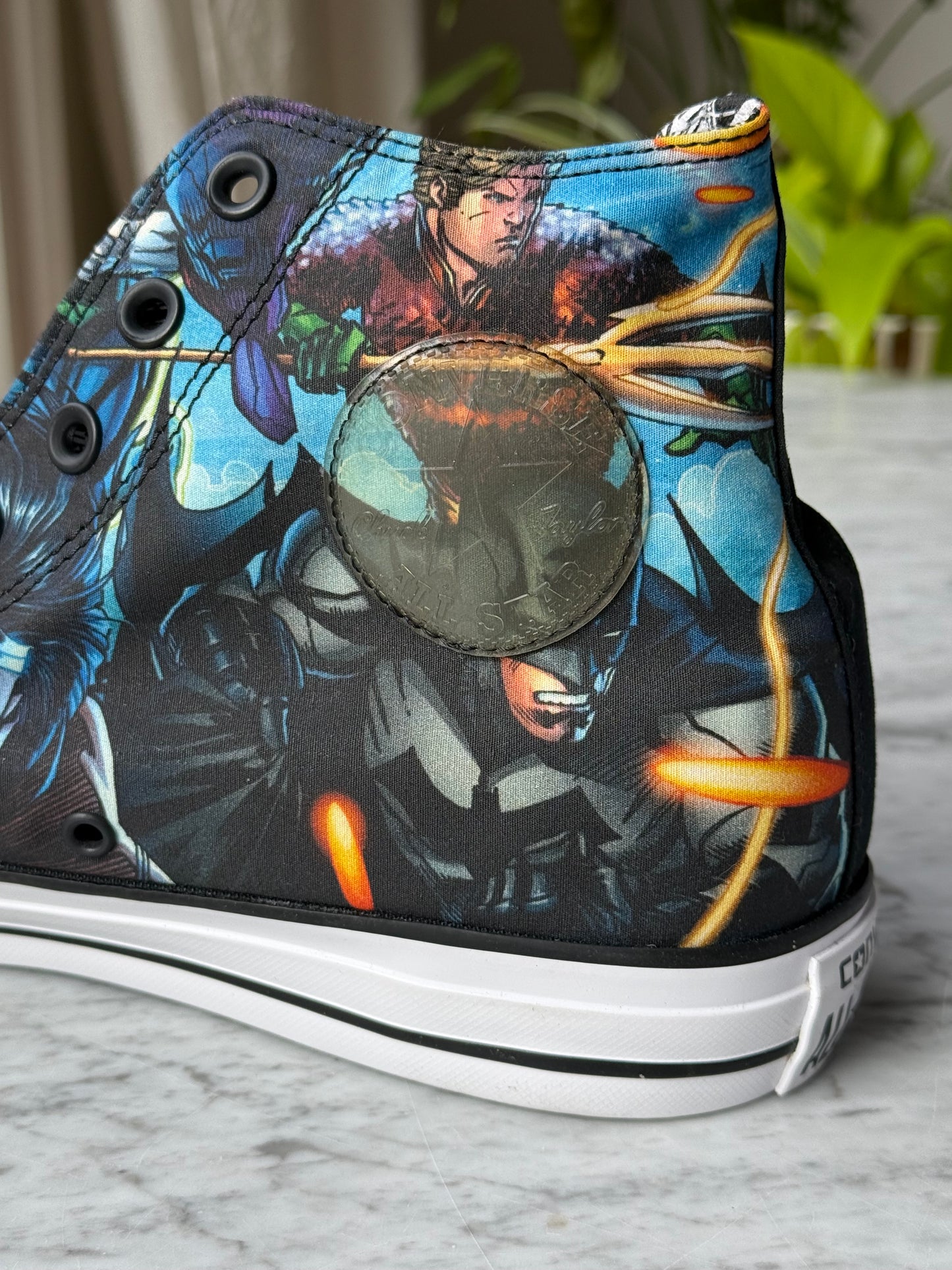 CONVERSE x DC Comics Justice League Chuck Taylor All Star High Top Sneakers - Size Men’s 12