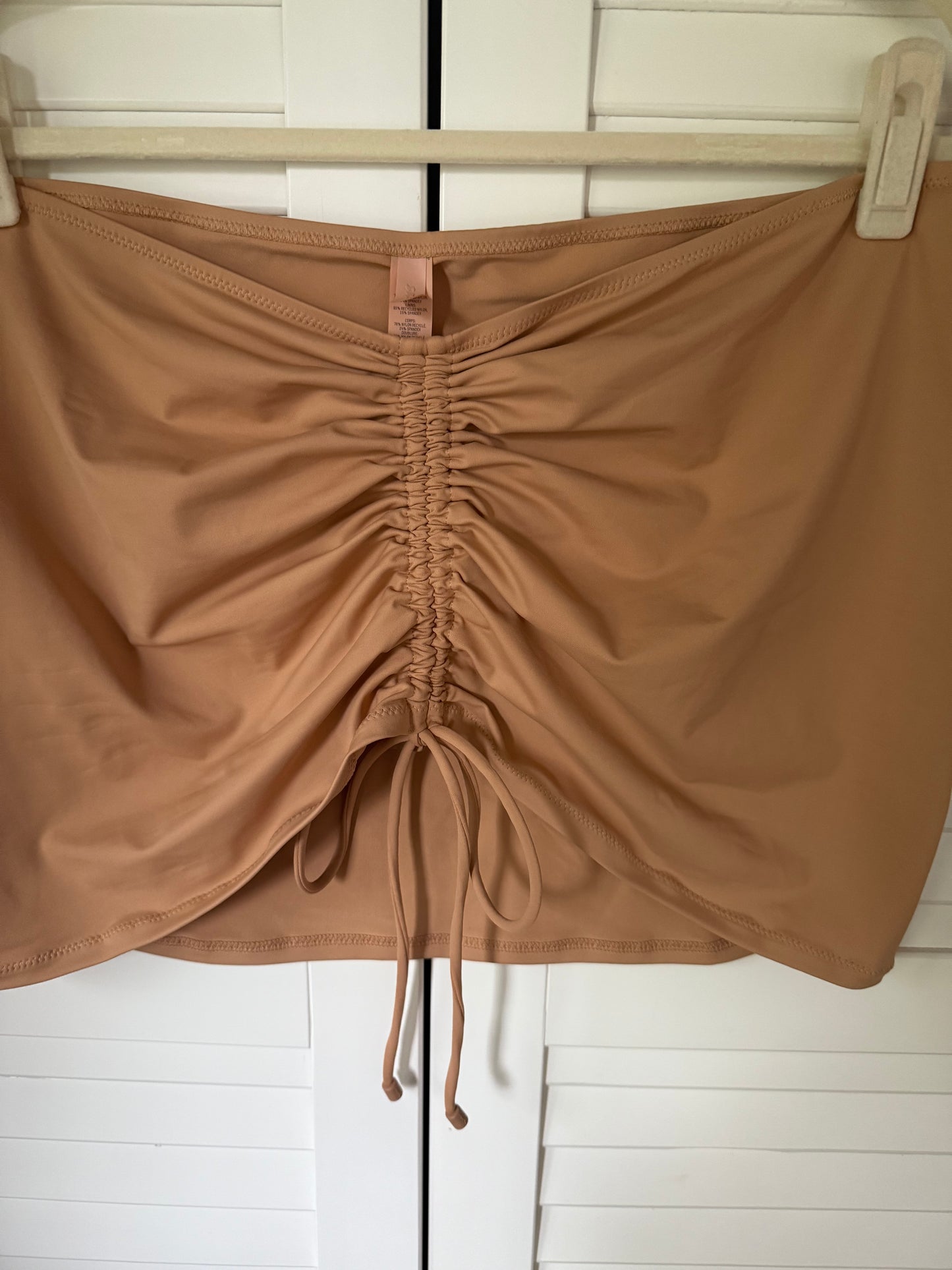 SKIMS Swim Ruched Mini Skirt - XL