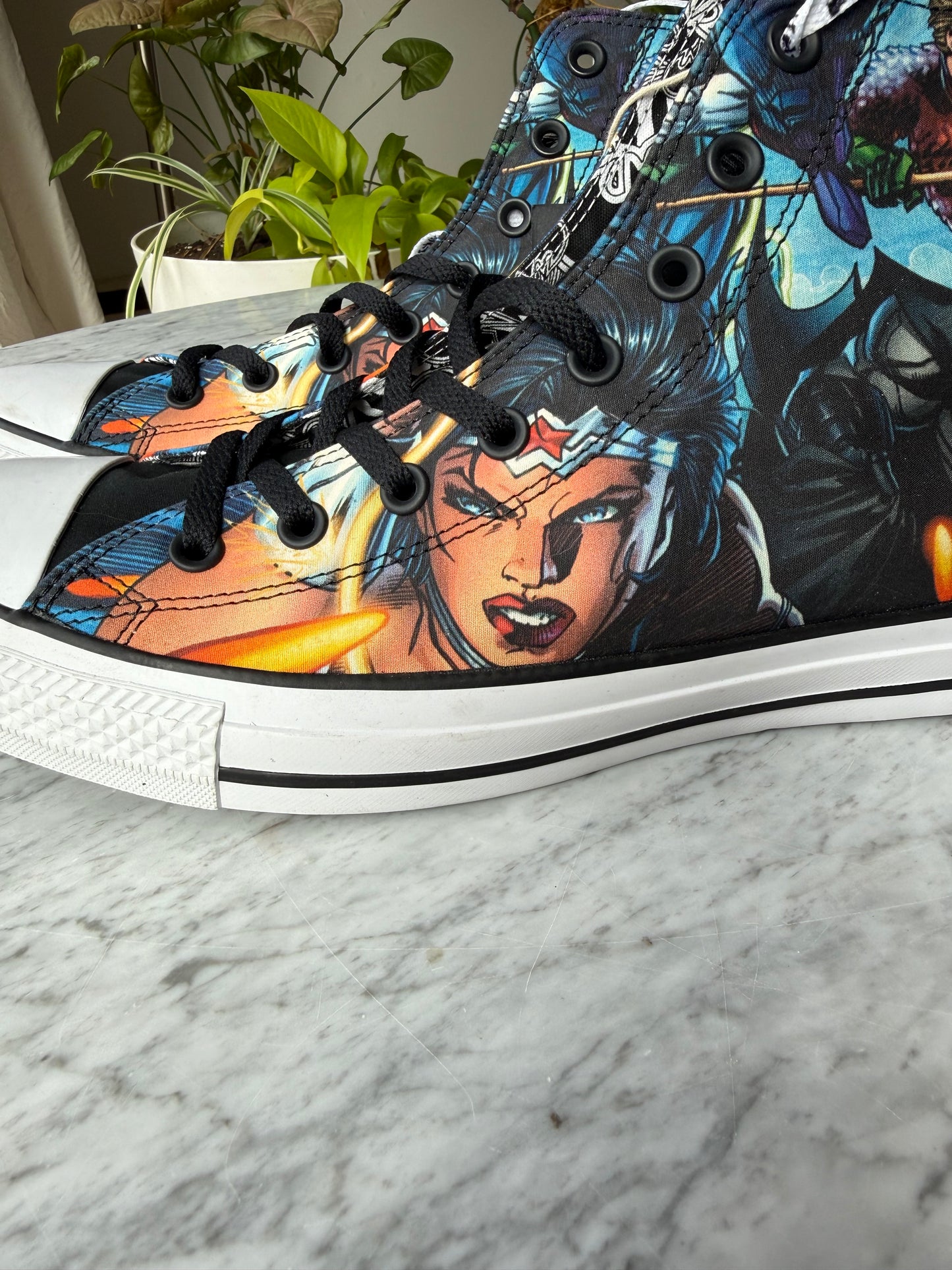 CONVERSE x DC Comics Justice League Chuck Taylor All Star High Top Sneakers - Size Men’s 12