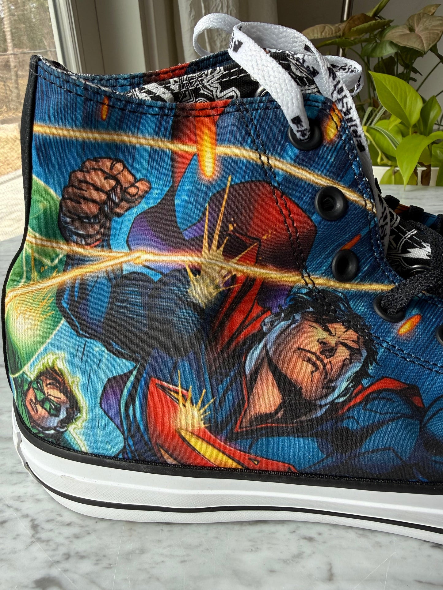 CONVERSE x DC Comics Justice League Chuck Taylor All Star High Top Sneakers - Size Men’s 12