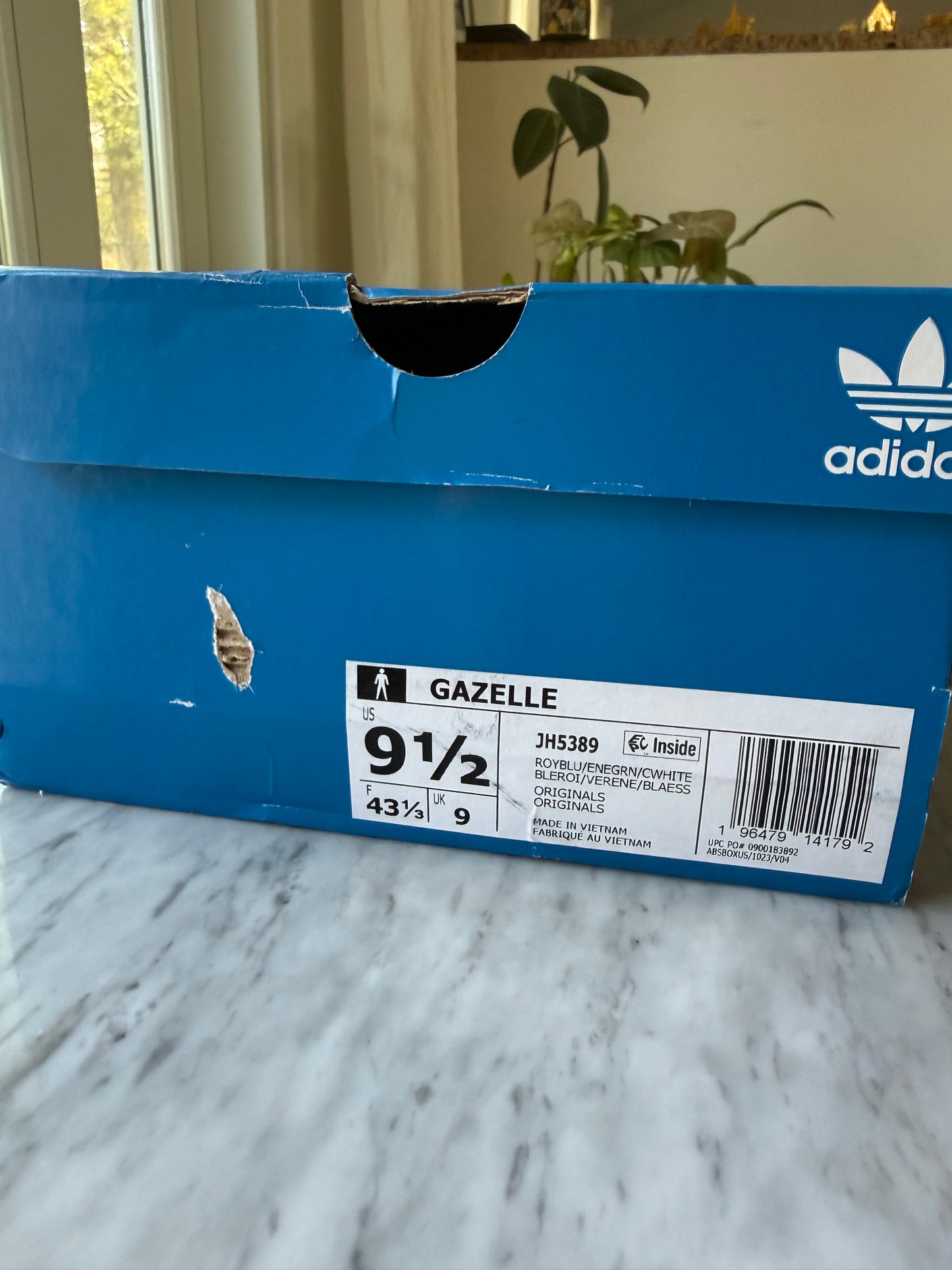 ADIDAS Gazelle Indoor Lace Up Sneakers - Size Men’s 9.5