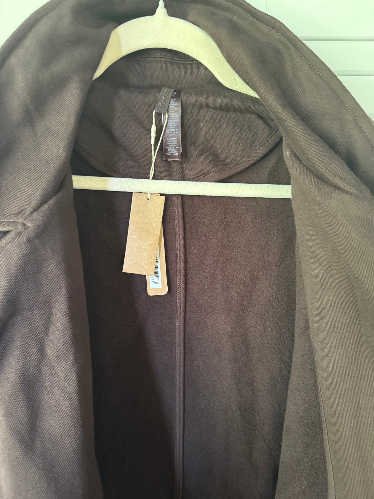 SKIMS Boyfriend Fleece Oversized Trench Coat - Size 2X