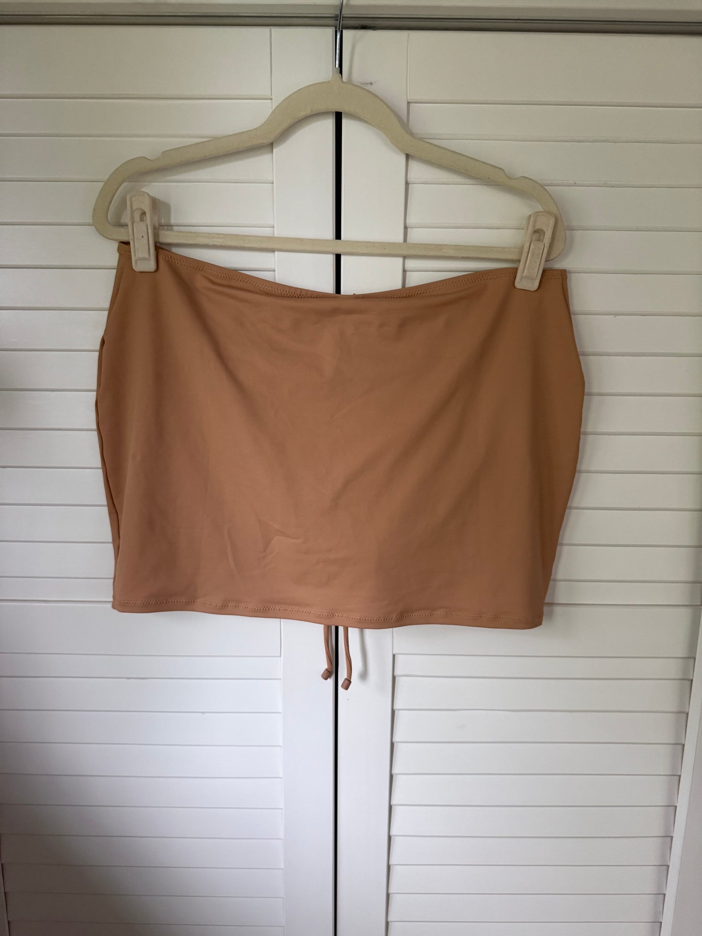 SKIMS Swim Ruched Mini Skirt - XL