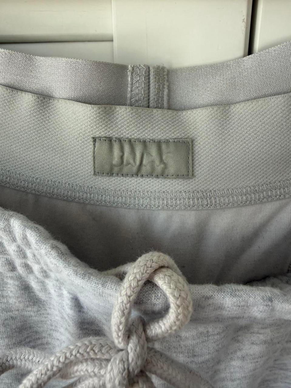 SKIMS Cotton Fleece Double Waistband Pants - Size Large
