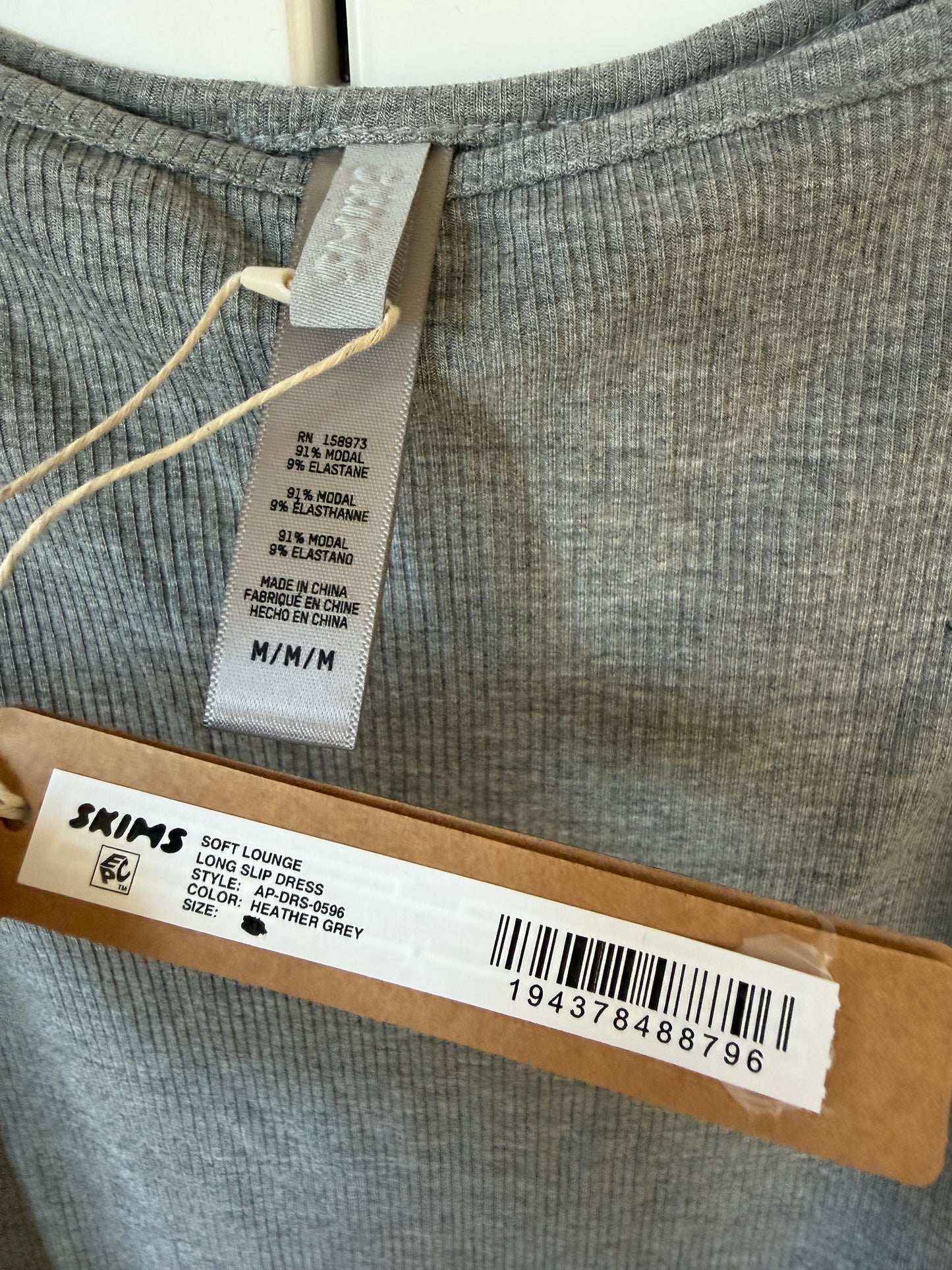 SKIMS Soft Lounge Long Slip Dress - Size Medium