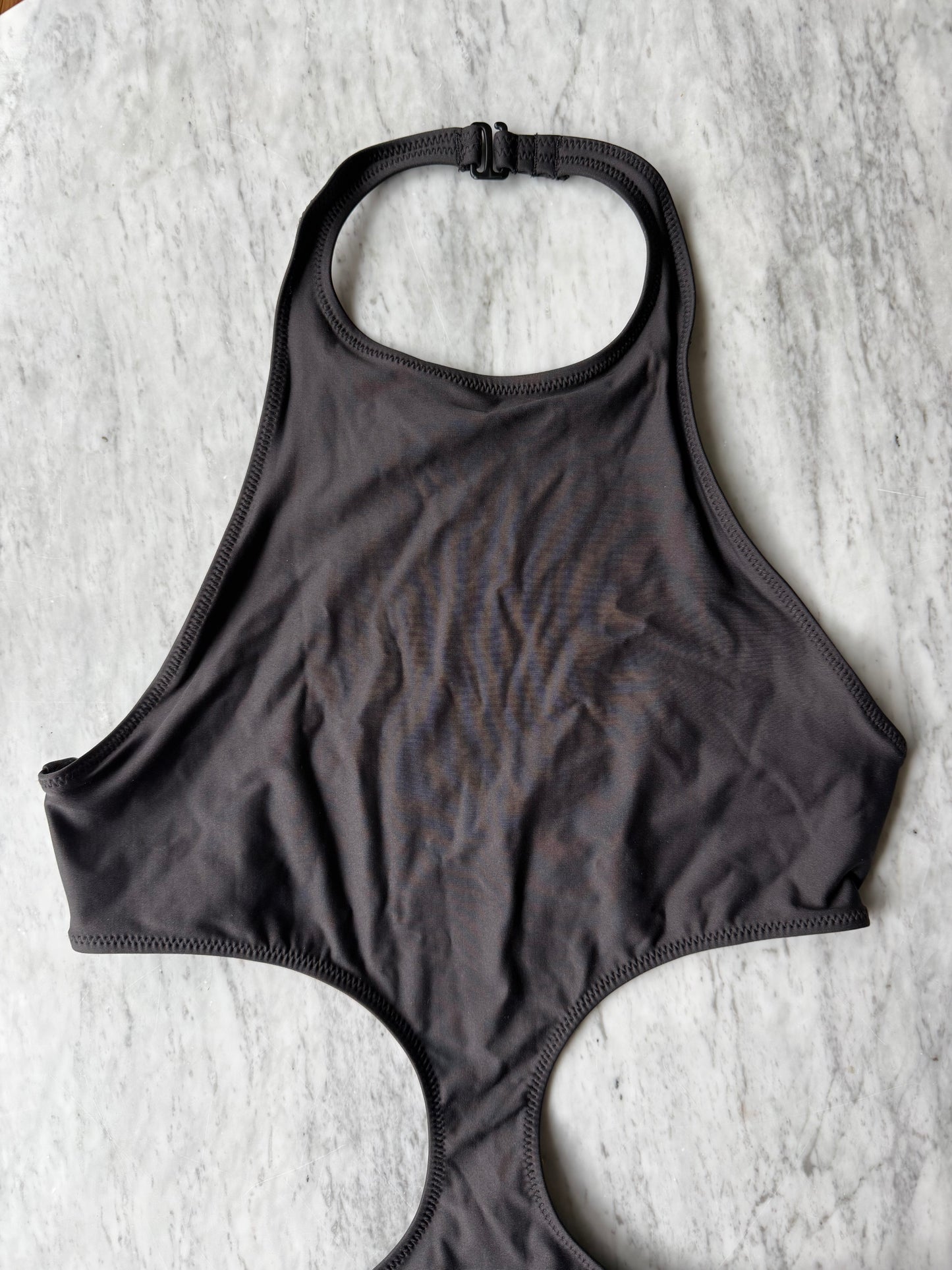 SKIMS Swim Halter Monokini - Size Medium