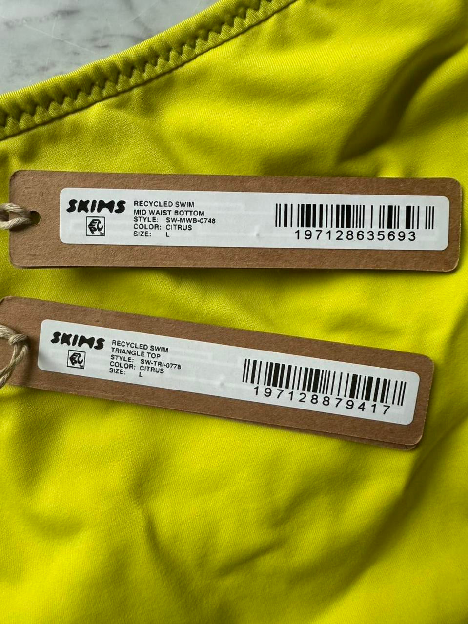 SKIMS Swim Bikini Set - Size Large