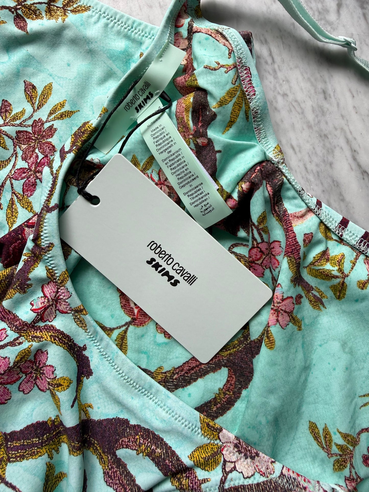 SKIMS X CAVALLI Scoop Neck One Piece - Size XL