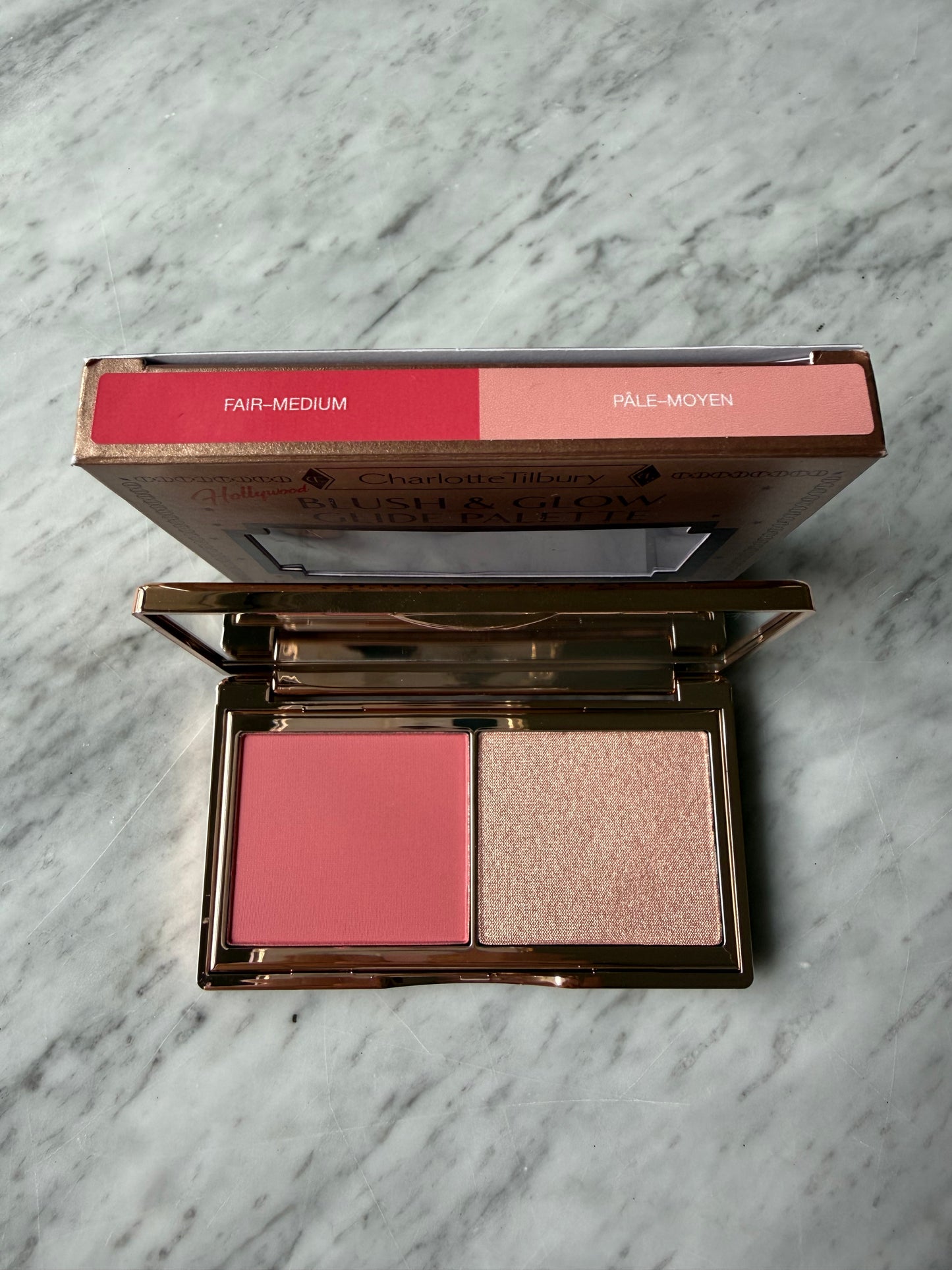 CHARLOTTE TILBURY Mini Blush & Glow Glide Palette - FAIR/MEDIUM