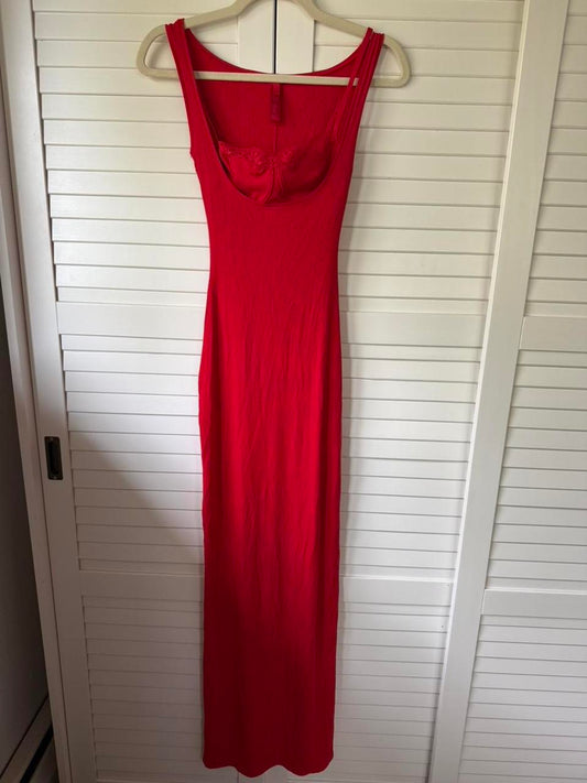 SKIMS Soft Lounge Lace Tank Dress - Size XXS