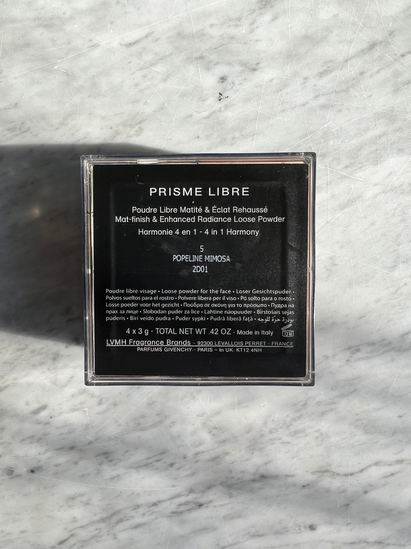 Prisme Libre Loose Setting and Finishing Powder - 5 Popeline Mimosa - for medium to deep skintones - Givenchy