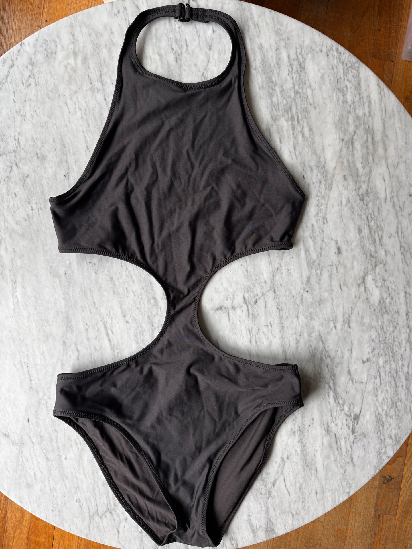 SKIMS Swim Halter Monokini - Size Medium