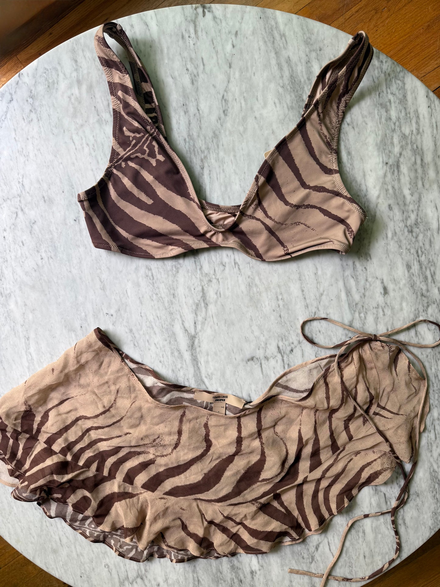 CAVALLI X SKIMS Plunge Triangle Top - Size MEDIUM