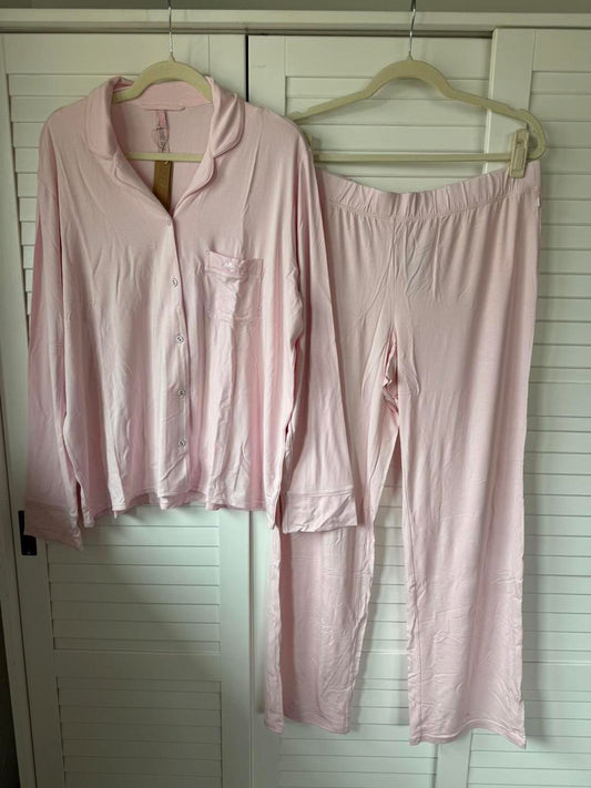 SKIMS Long Sleeve Sleep Set - Size Large