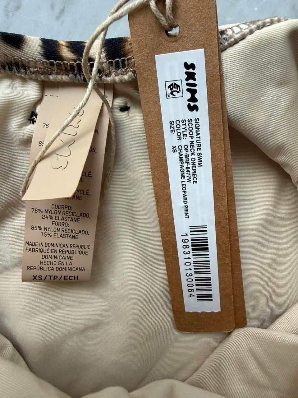 SKIMS Swim Scoop Neck One Piece - Size XS