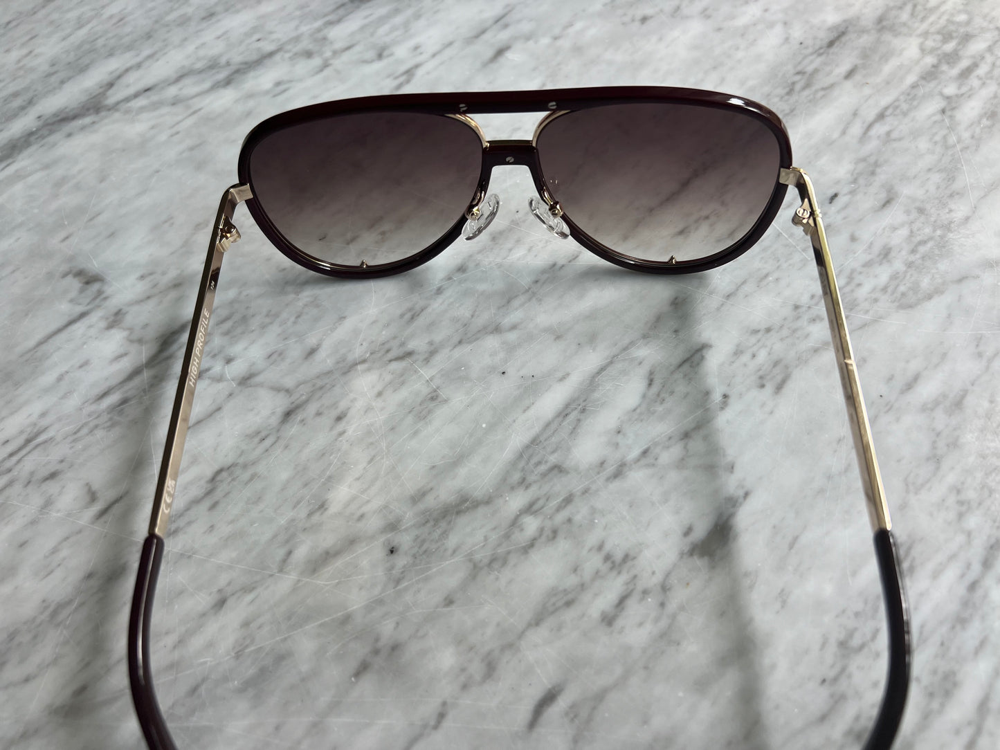 QUAY High Profile Espresso Frame Sunglasses