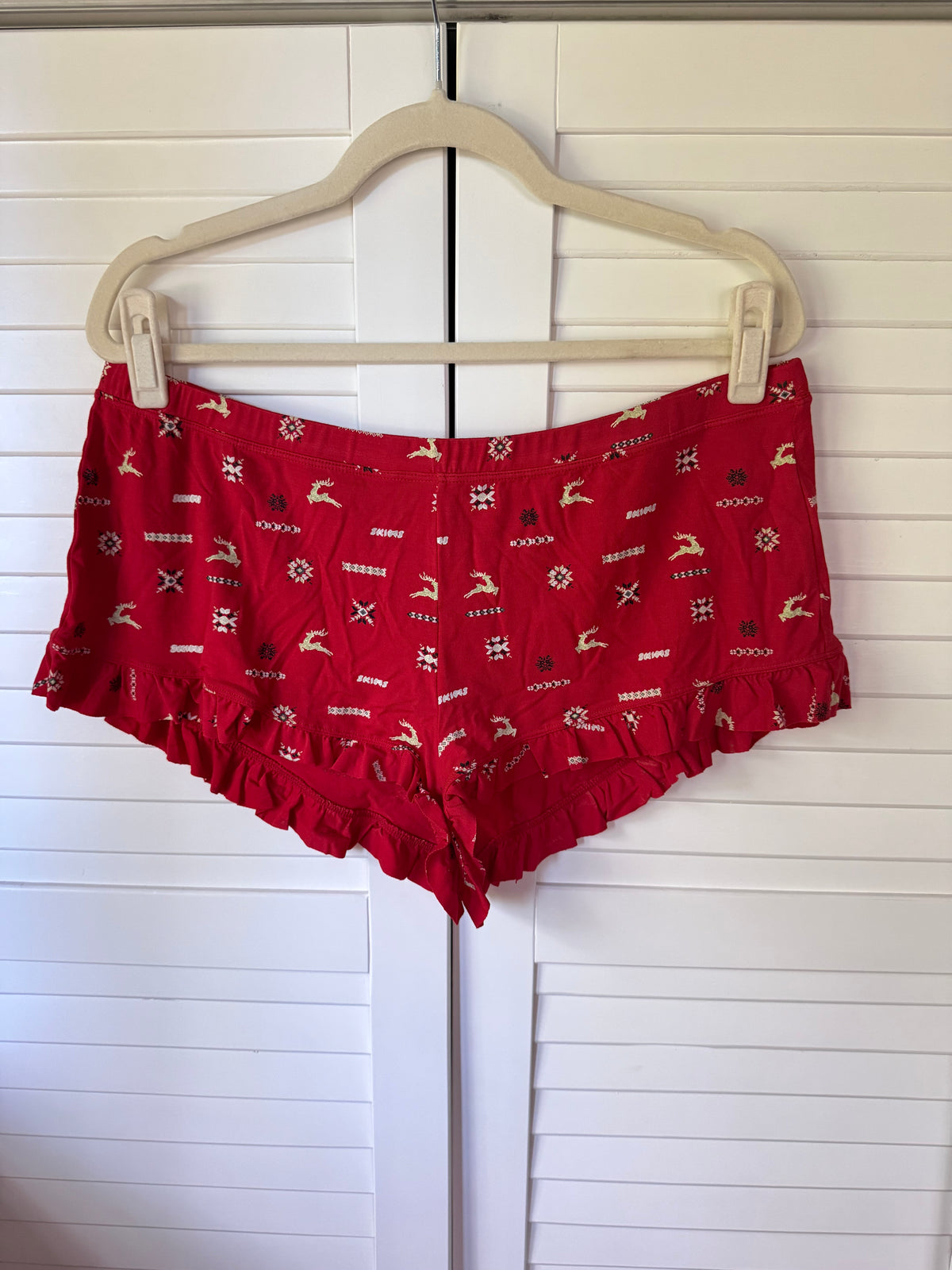 SKIMS Long Sleeve + Shorts Sleep Set - Size Large