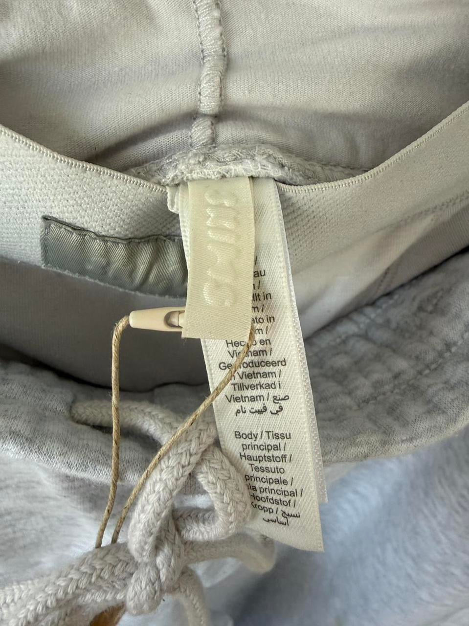 SKIMS Cotton Fleece Double Waistband Pants - Size Large