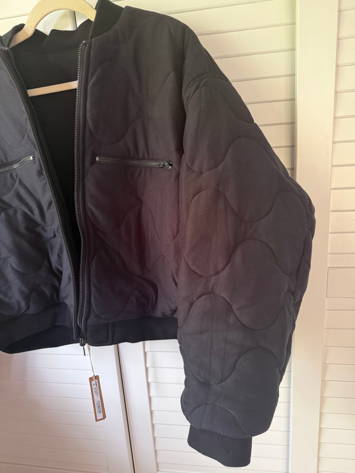 SKIMS Neoprene Reversible Bomber Jacket - Size 3X