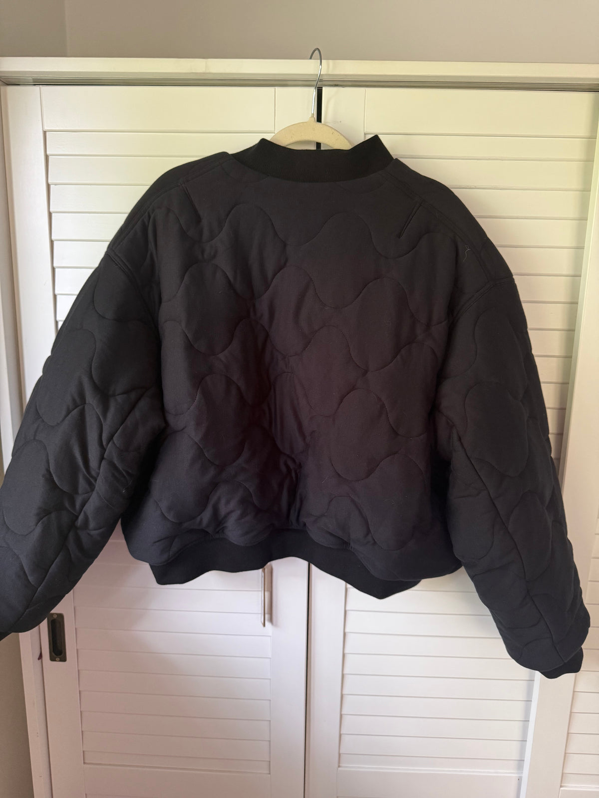 SKIMS Neoprene Reversible Bomber Jacket - Size 3X