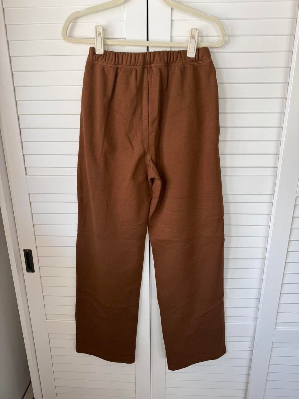 SKIMS Cotton Fleece Classic Straight Leg Pants - Size XS