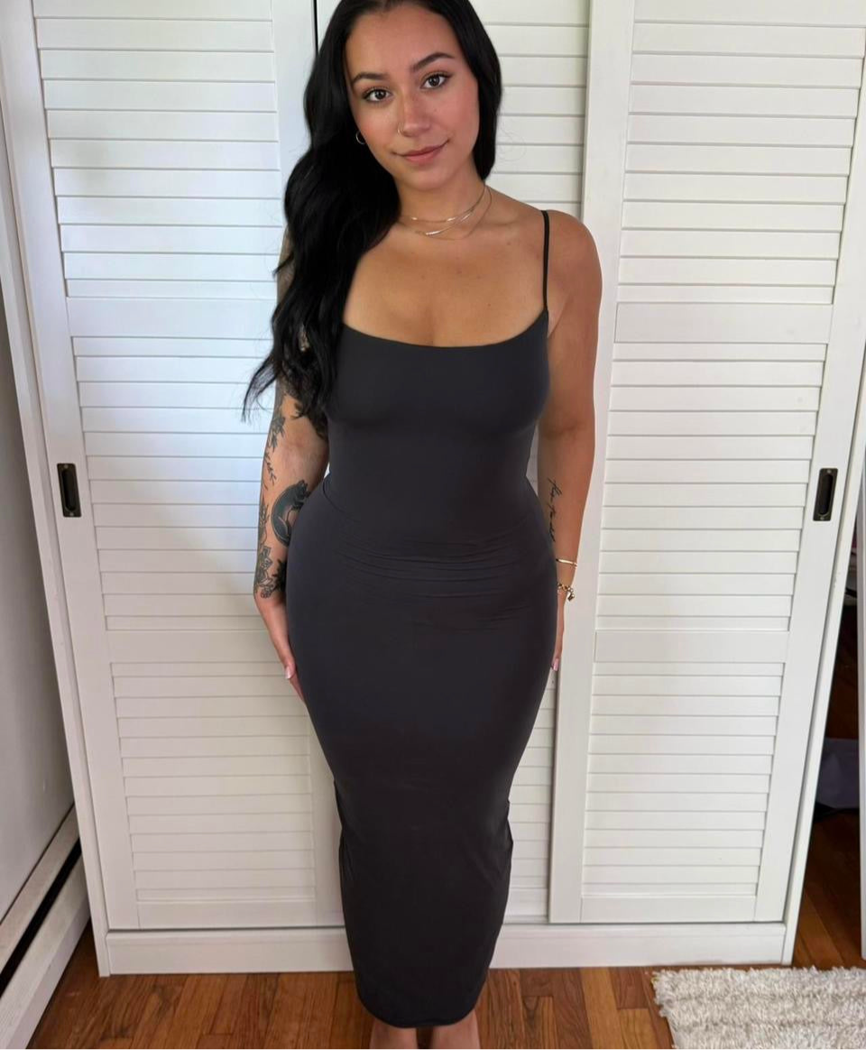 SKIMS Fits Everybody Long Slip Dress - MEDIUM