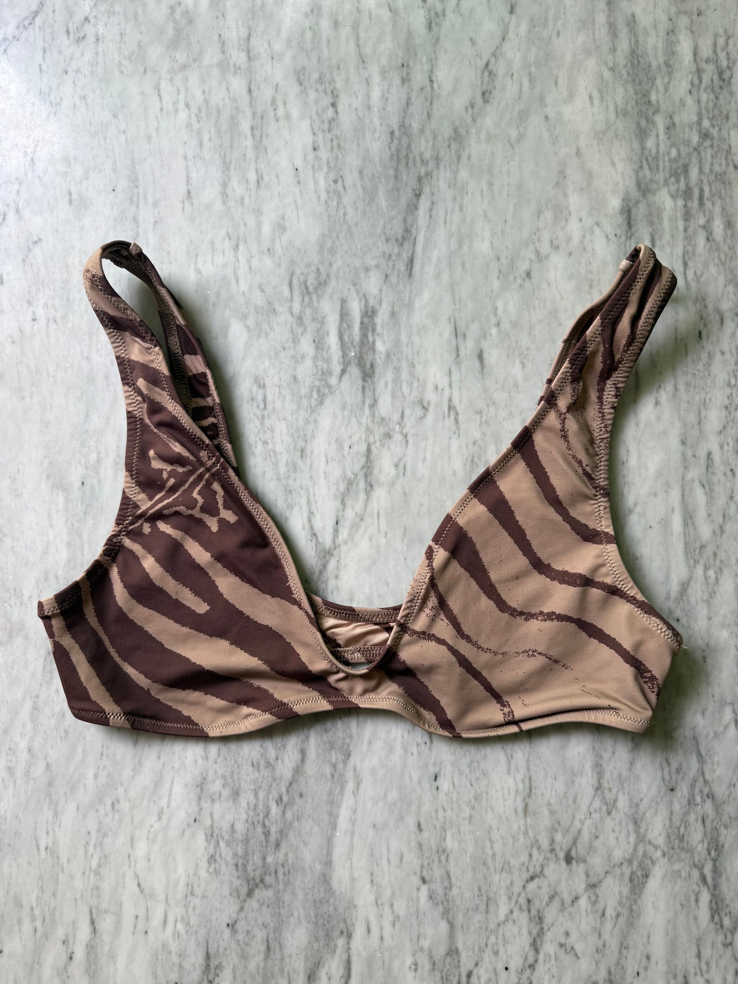 CAVALLI X SKIMS Plunge Triangle Top - Size MEDIUM