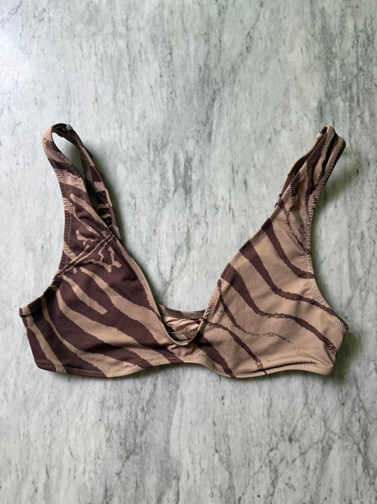 CAVALLI X SKIMS Plunge Triangle Top - Size MEDIUM