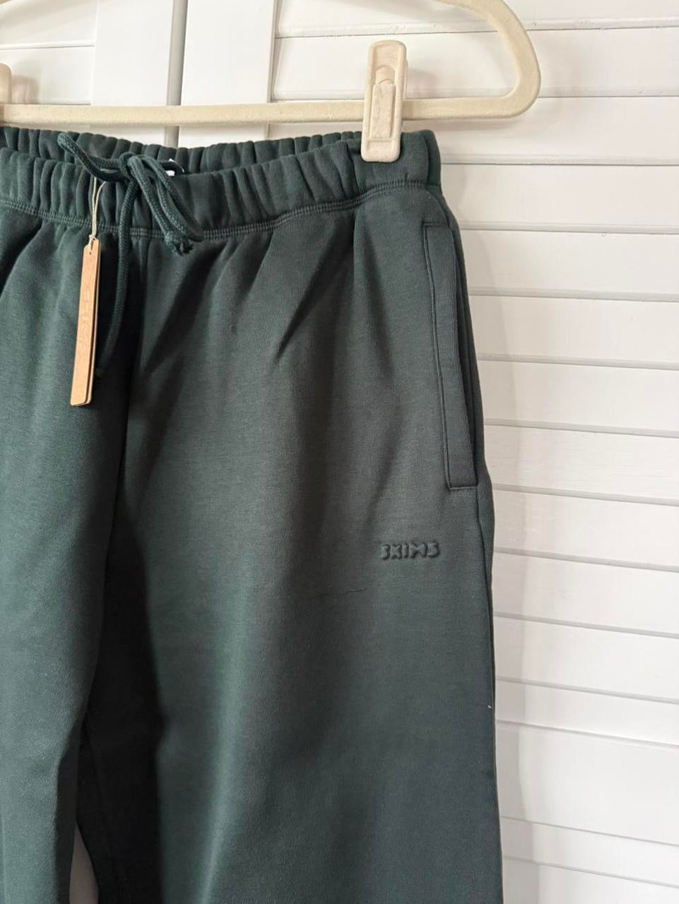 SKIMS Cotton Fleece Classic Straight Leg Pants - Size Small