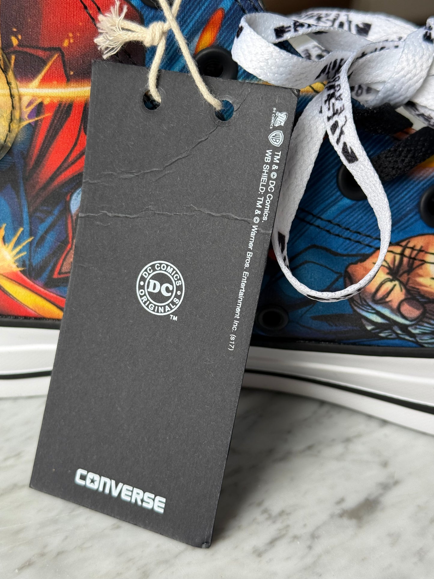 CONVERSE x DC Comics Justice League Chuck Taylor All Star High Top Sneakers - Size Men’s 12