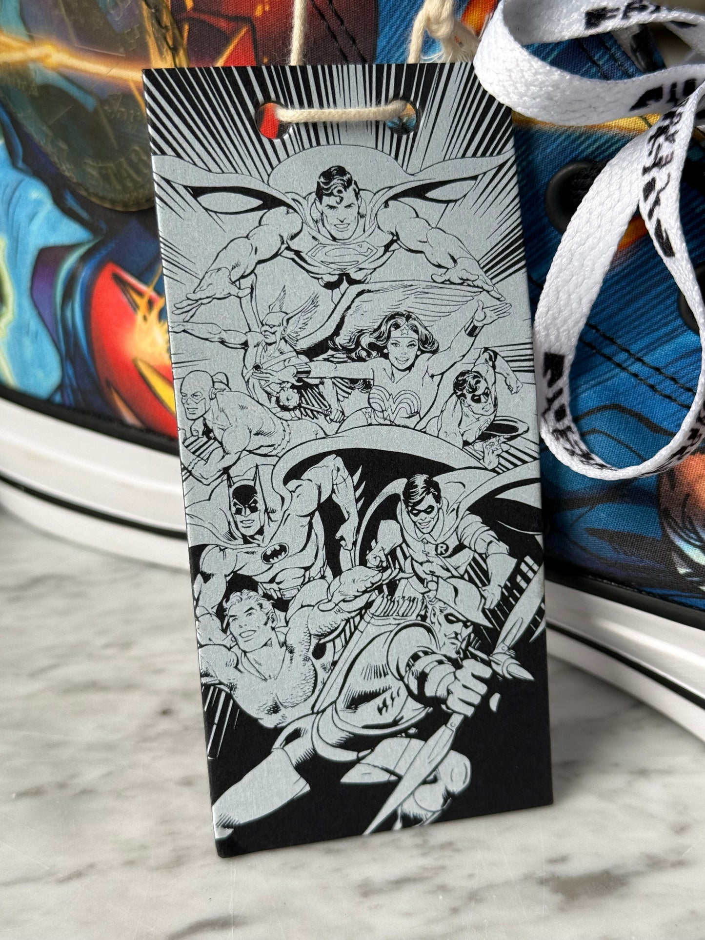 CONVERSE x DC Comics Justice League Chuck Taylor All Star High Top Sneakers - Size Men’s 12