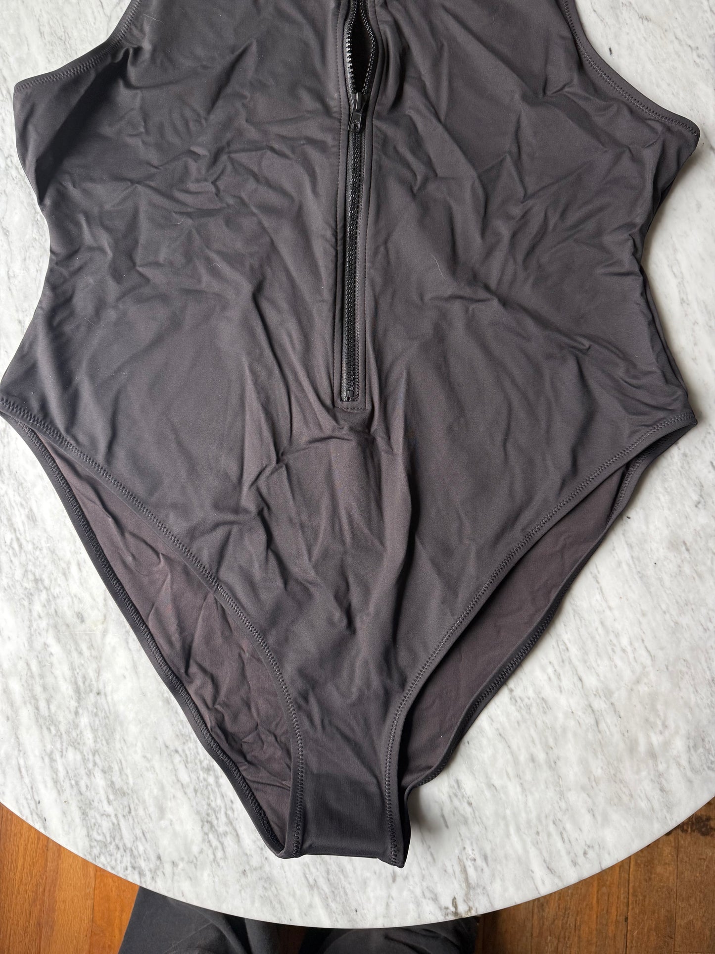 SKIMS Swim Sleeveless Zip Up One Piece - Size 3X