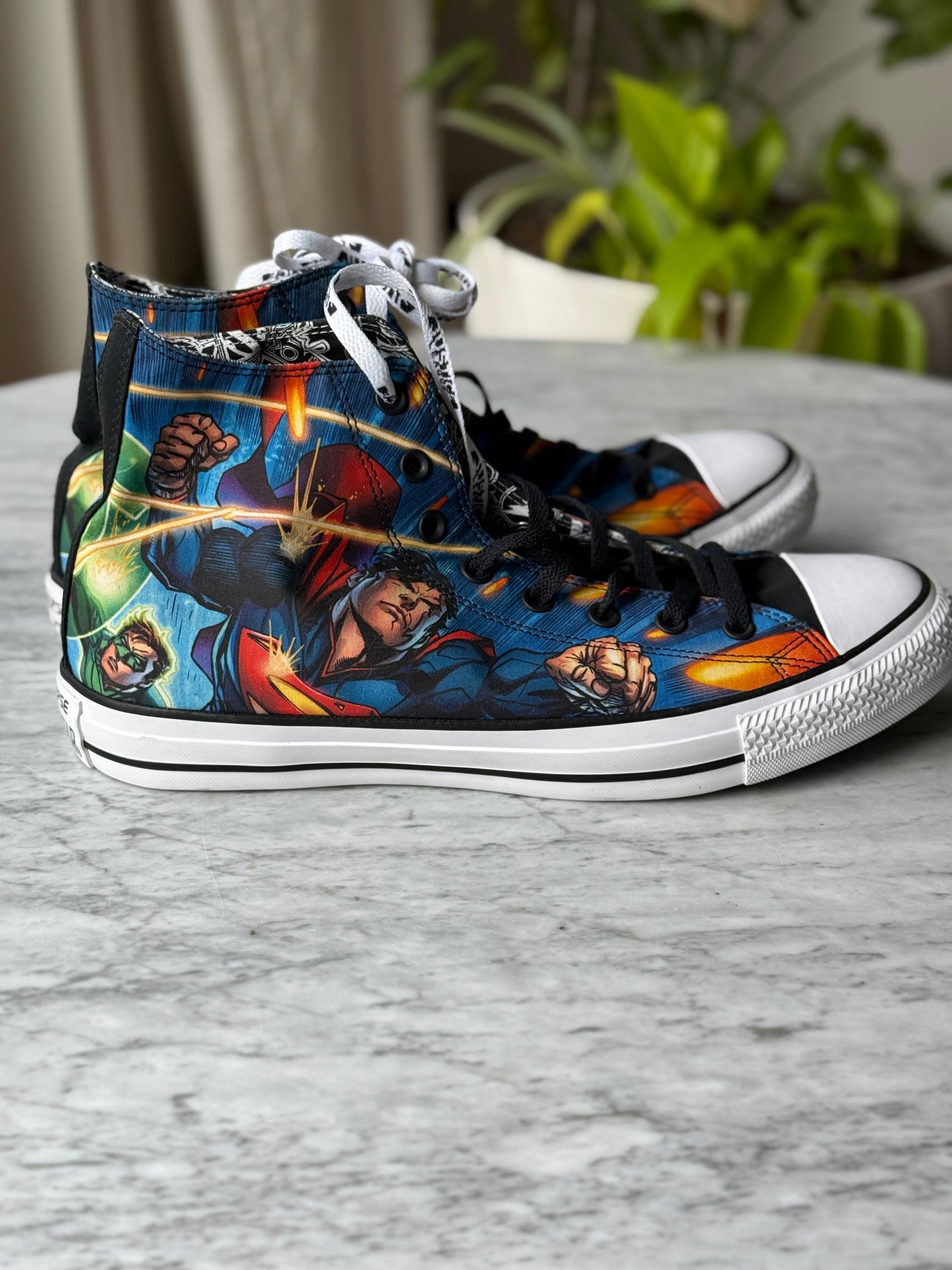 CONVERSE x DC Comics Justice League Chuck Taylor All Star High Top Sneakers - Size Men’s 12