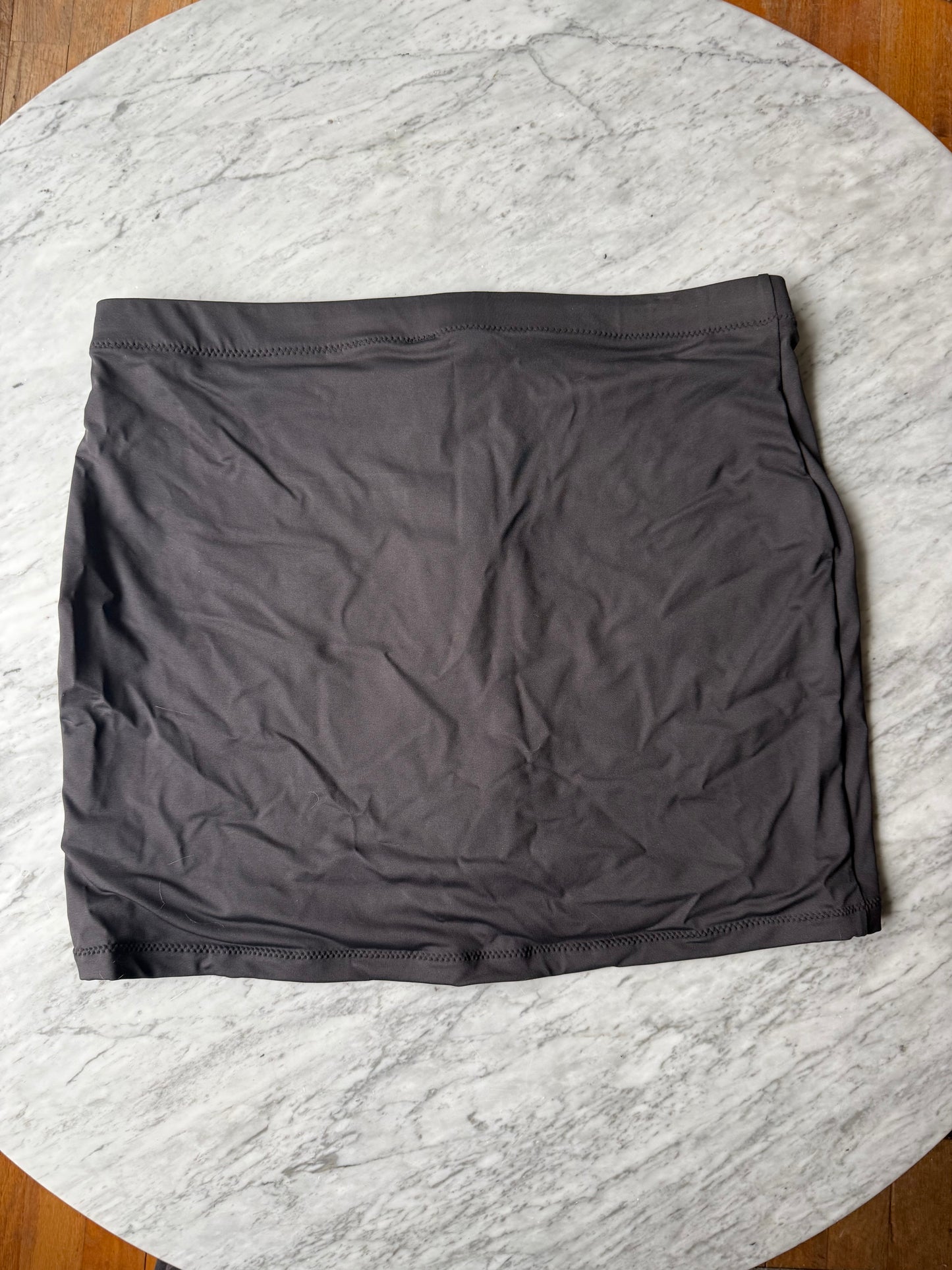 SKIMS Swim Zip Up Mini Skirt Cover Up - Size XL