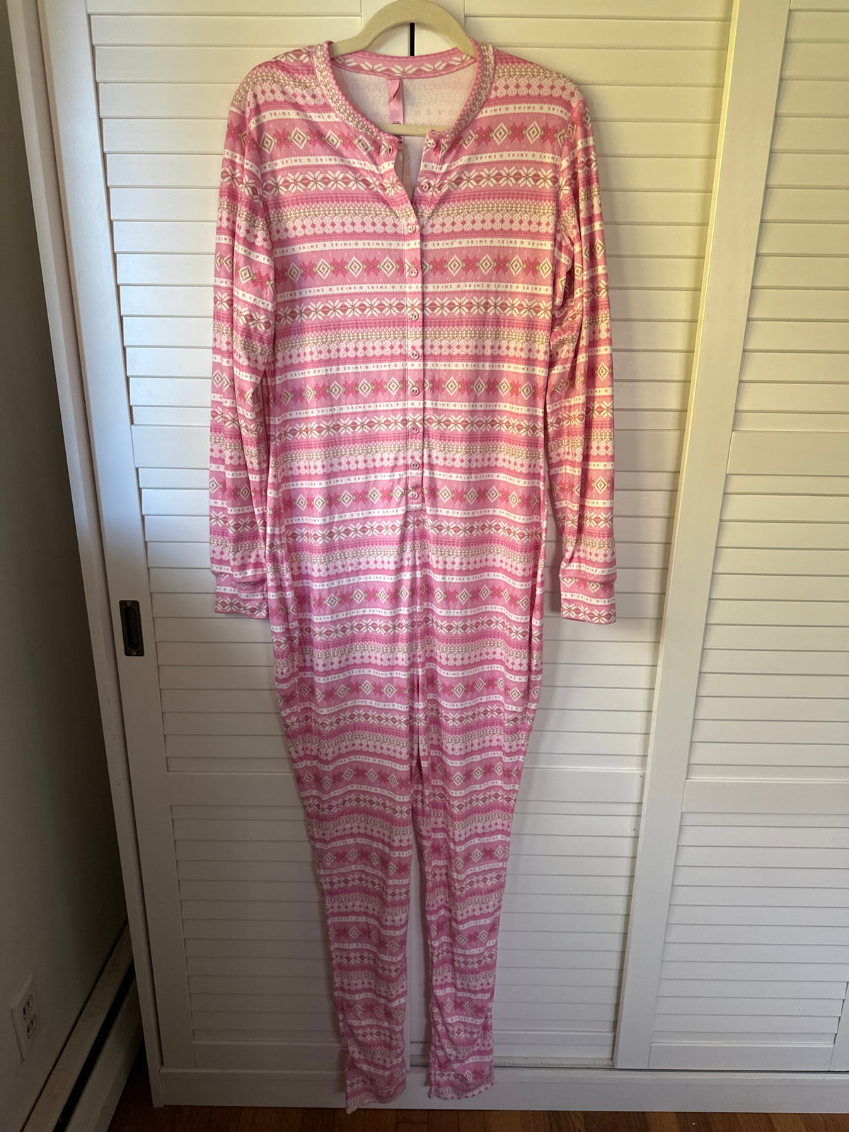 SKIMS Logo Plush Pointelle Onesie - Size 3X