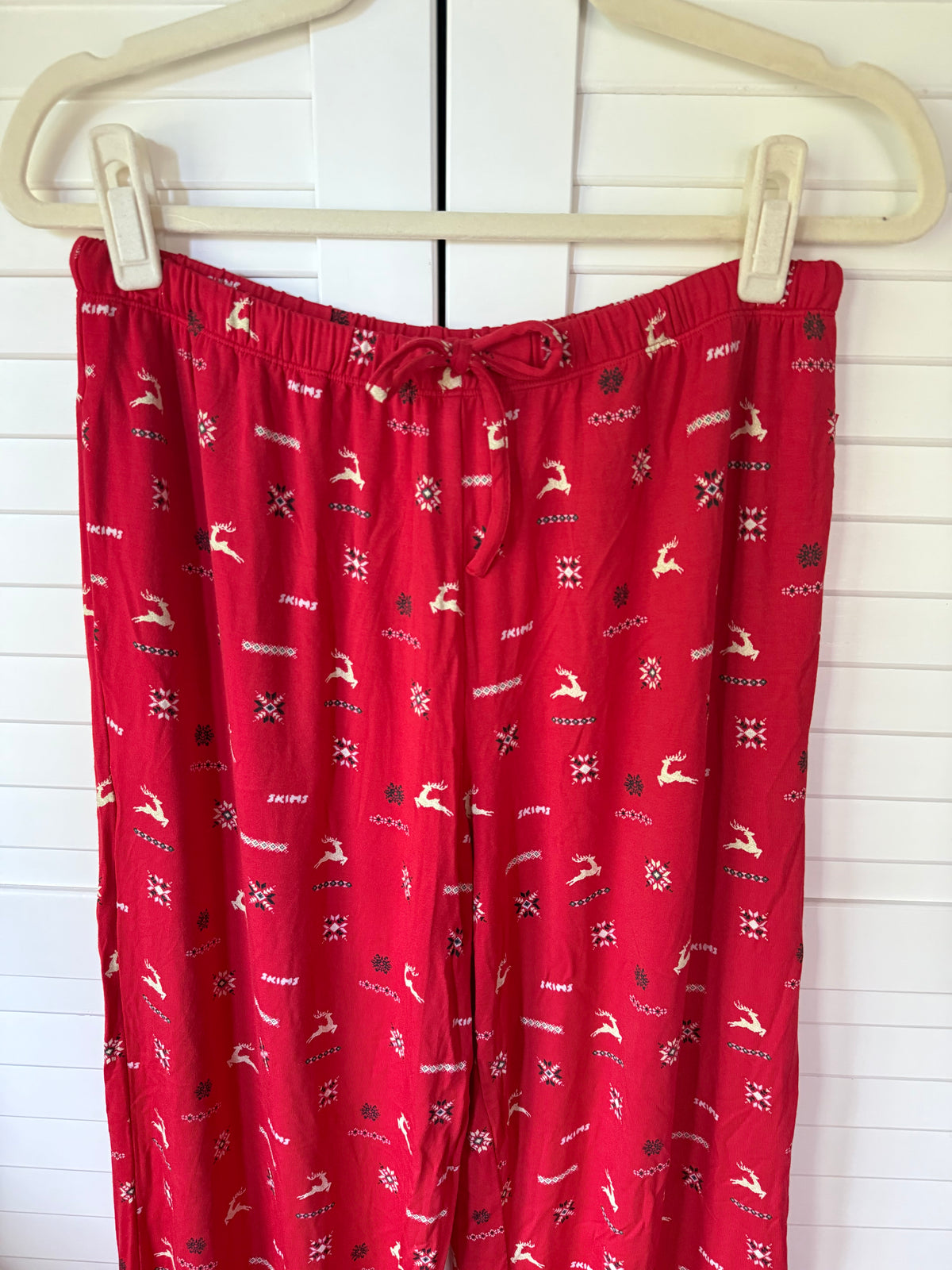 SKIMS Cropped Henley + Pants Sleep Set - Size XS