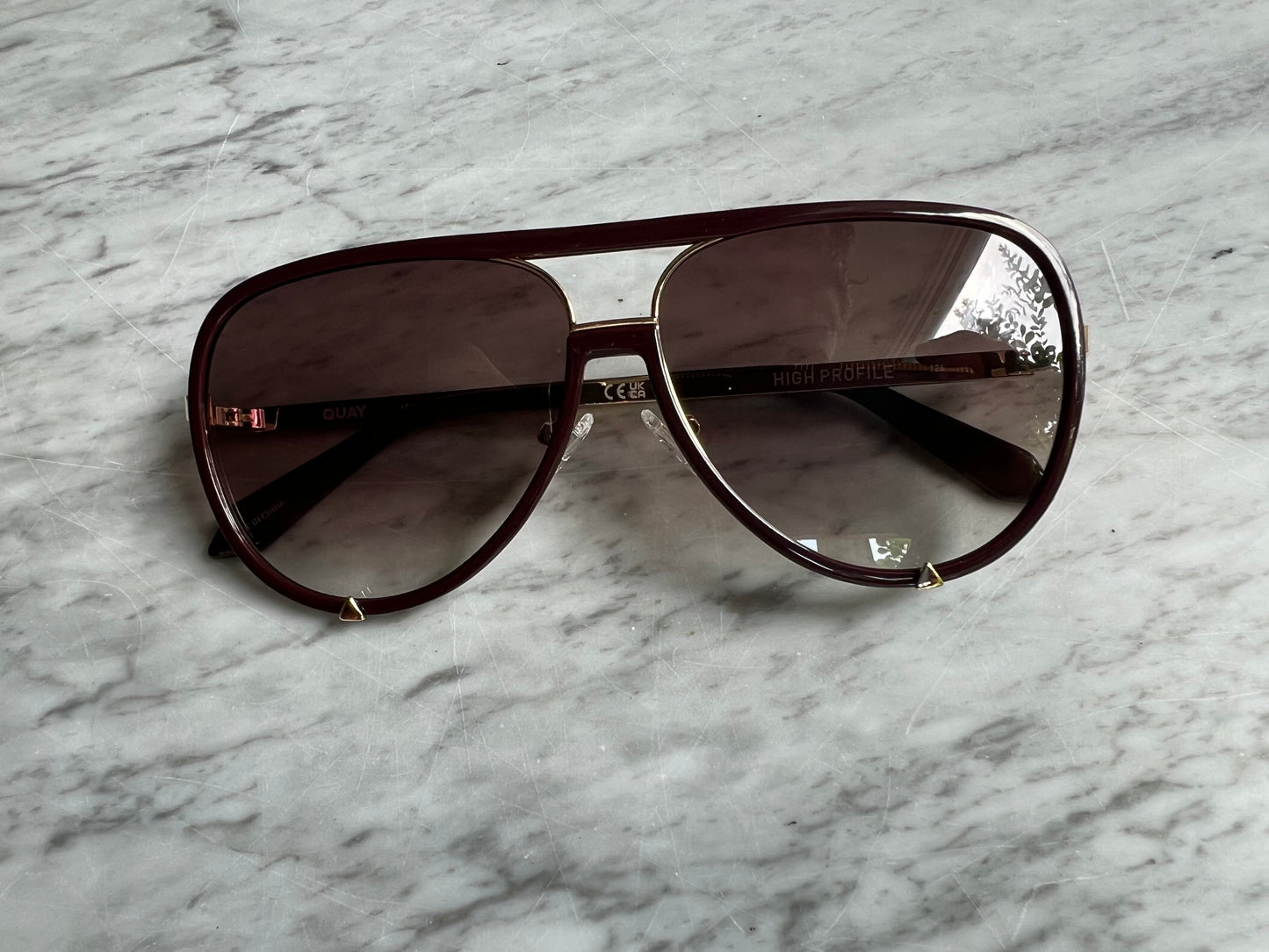 QUAY High Profile Espresso Frame Sunglasses